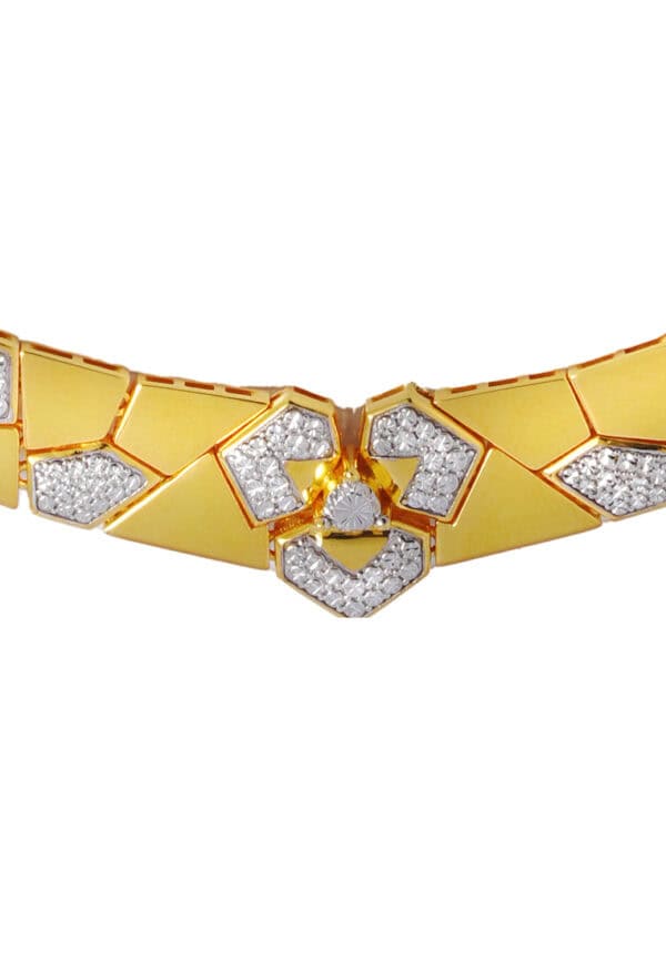 TOMEI Diamond Cut Collection Necklace, Yellow Gold 916