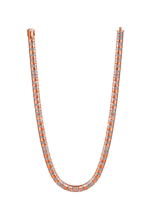 KLFW_0006_27 TOMEI Diamond Cut Collection Necklace, Yellow Gold 916