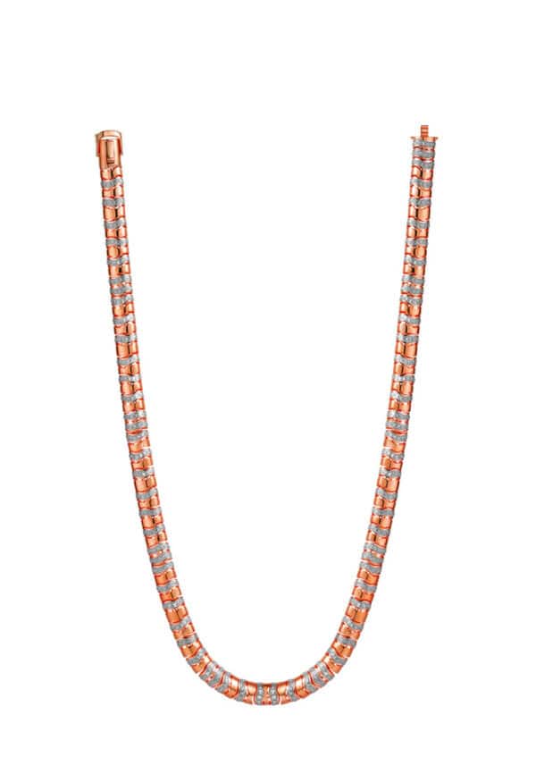 TOMEI Diamond Cut Collection Necklace, Yellow Gold 916