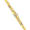 TOMEI Diamond Cut Collection Bracelet, Yellow Gold 916