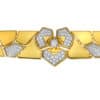 TOMEI Diamond Cut Collection Bracelet, Yellow Gold 916