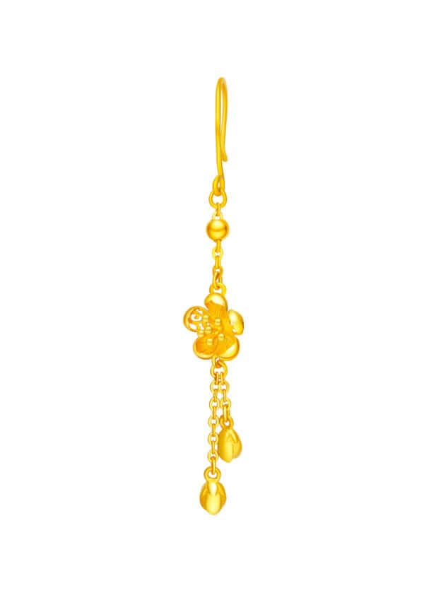 TOMEI x Xifu Earrings, Yellow Gold 999