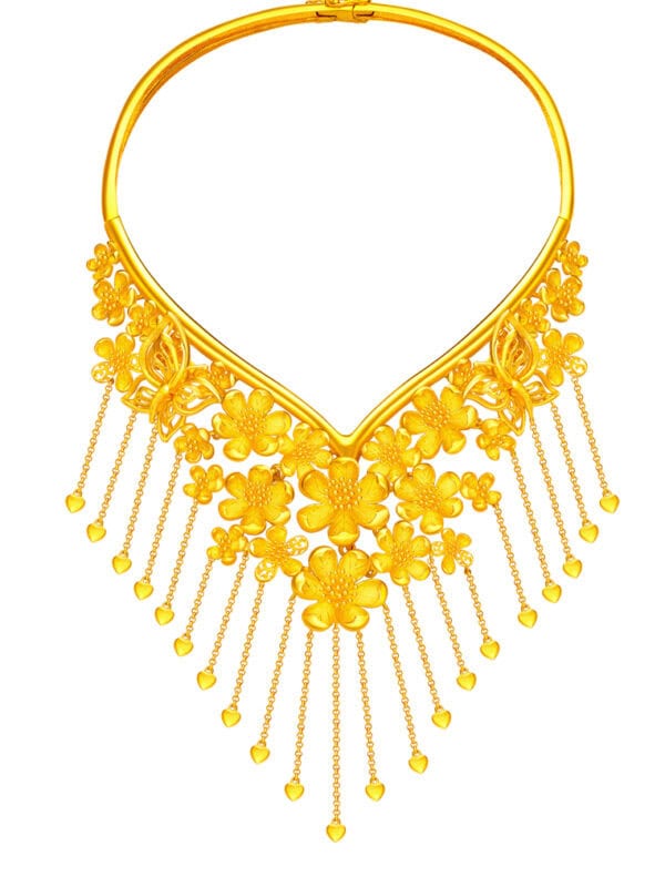 KLFW_0012_25 TOMEI x Xifu Necklace, Yellow Gold 999