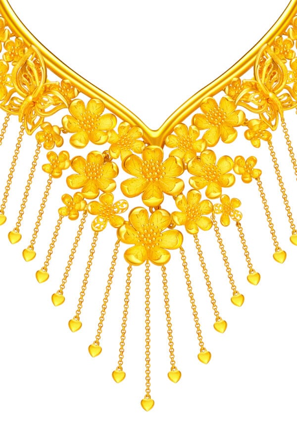 TOMEI x Xifu Necklace, Yellow Gold 999
