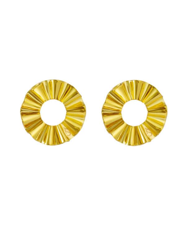 TOMEI Anastasia Earrings, Yellow Gold 916