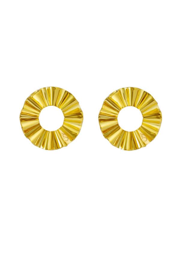 TOMEI Anastasia Earrings, Yellow Gold 916