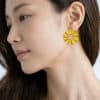 TOMEI Anastasia Earrings, Yellow Gold 916