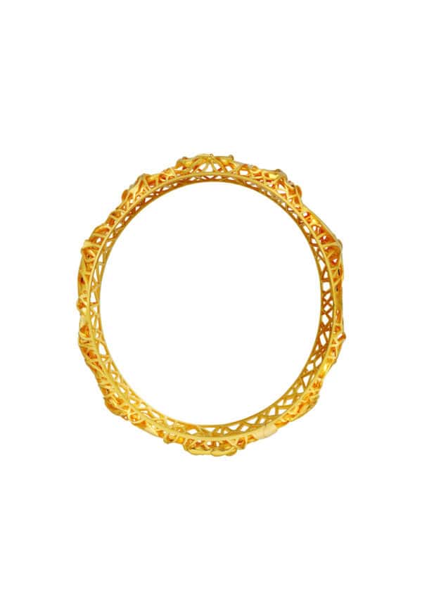 TOMEI Sri Puteri Collection Bangle, Yellow Gold 916