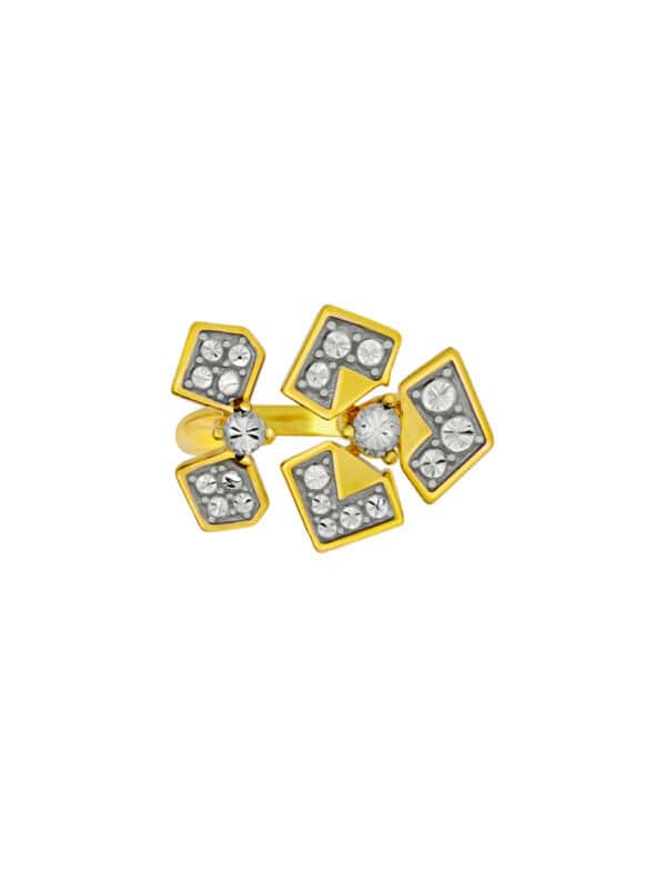 TOMEI Diamond Cut Collection Ring, Yellow Gold 916