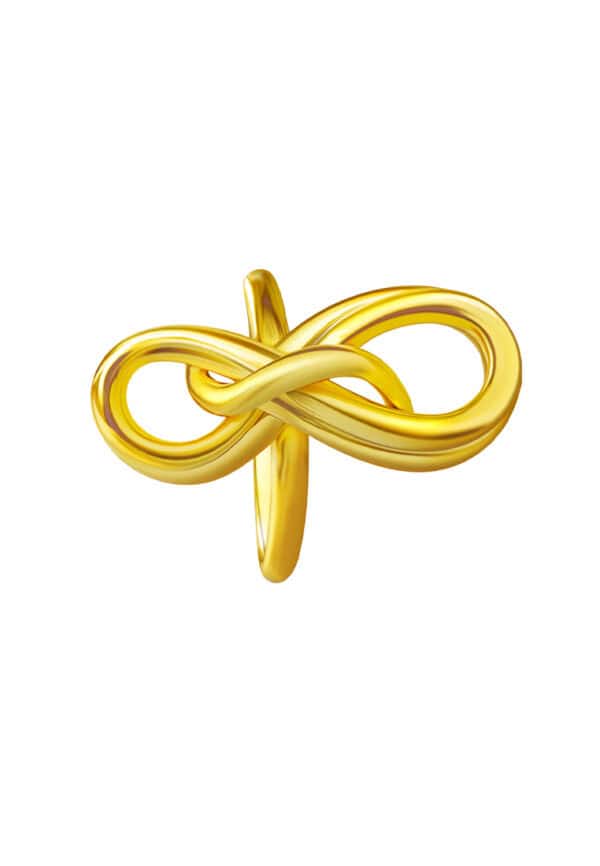 KLFW_0034_13 TOMEI Twisted Ring, Yellow Gold 916