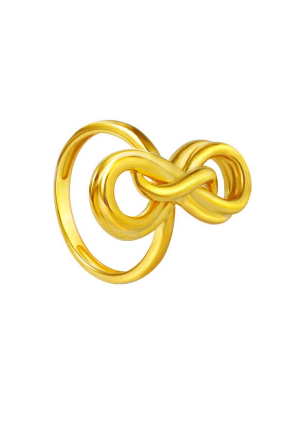 KLFW_0036_13 TOMEI Twisted Ring, Yellow Gold 916