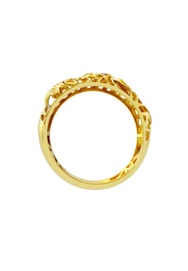 TOMEI Sri Puteri Collection Ring, Yellow Gold 916