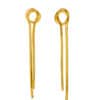 TOMEI Lusso Italia Earrings, Yellow Gold 916
