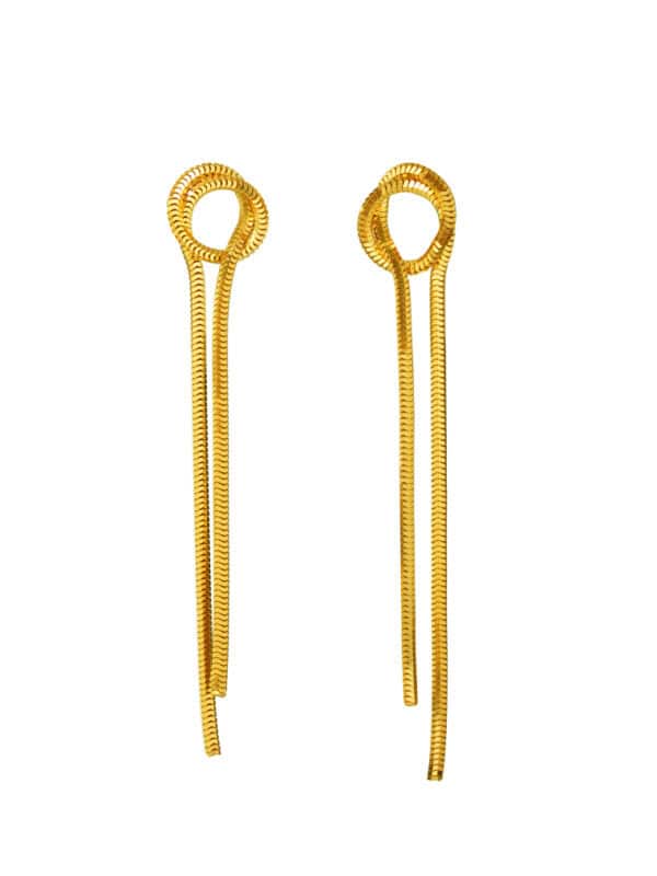 TOMEI Lusso Italia Earrings, Yellow Gold 916