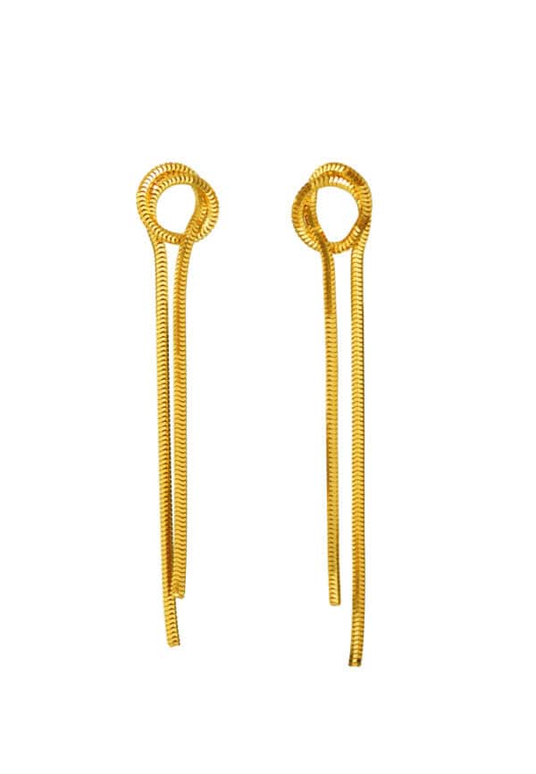 TOMEI Lusso Italia Earrings, Yellow Gold 916