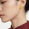 TOMEI Sri Puteri Collection Earrings, Yellow Gold 916