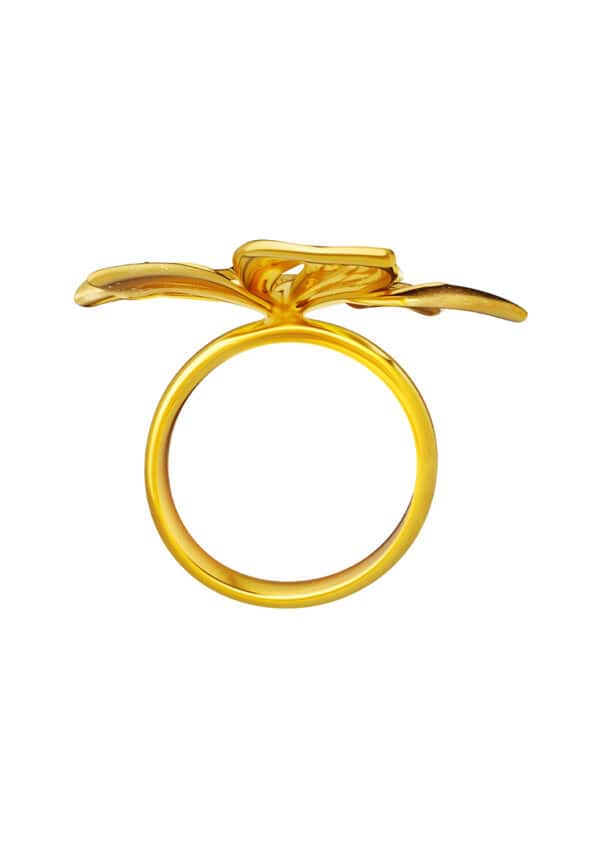 TOMEI Sri Puteri Collection Ring, Yellow Gold 916