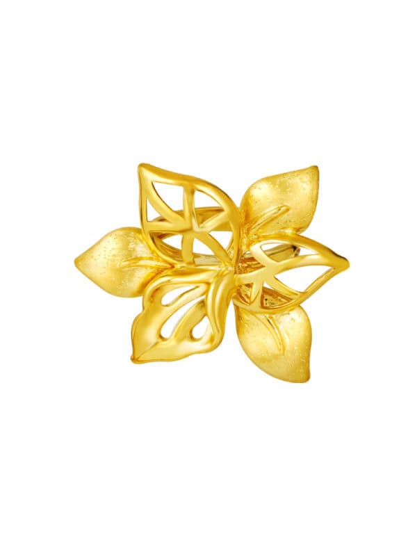 TOMEI Sri Puteri Collection Ring, Yellow Gold 916