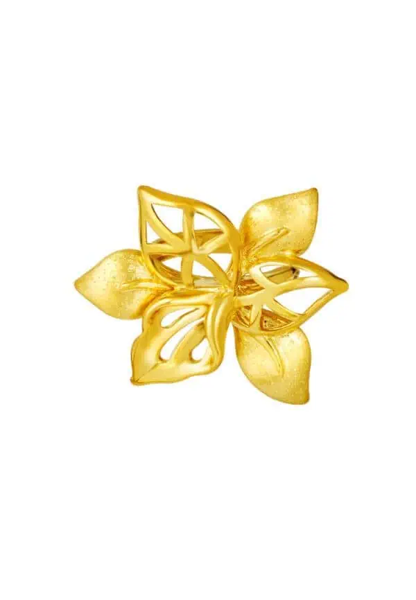 TOMEI Sri Puteri Collection Ring, Yellow Gold 916