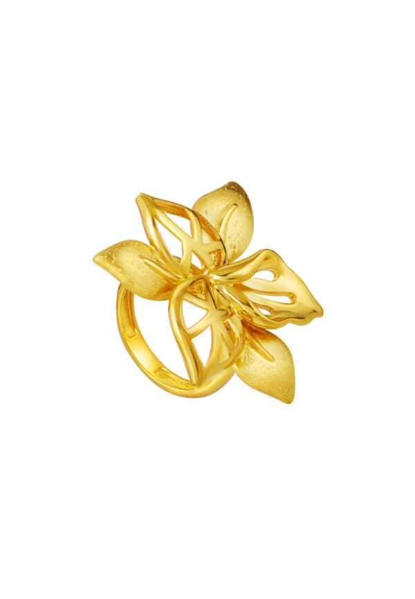 TOMEI Sri Puteri Collection Ring, Yellow Gold 916