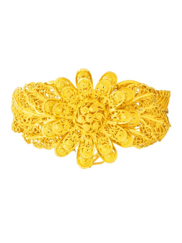 TOMEI x Xifu Bangle, Yellow Gold 999