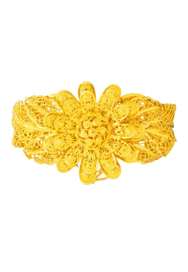 TOMEI x Xifu Bangle, Yellow Gold 999