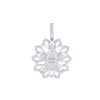 TOMEI Diamond Pendant, White Gold 750
