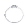 TOMEI Diamond Bangle, White Gold 750