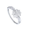 TOMEI Diamond Bangle, White Gold 750
