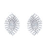 TOMEI Diamond Earrings, White Gold 750