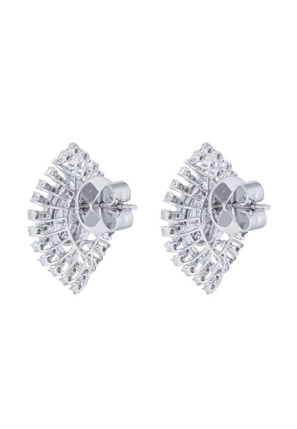 TOMEI Diamond Earrings, White Gold 750
