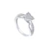 TOMEI Diamond Ring, White Gold 750