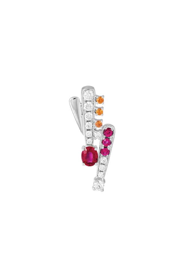 WBG-1100x762px TOMEI LL Royal Ruby Pendant, White Gold 750