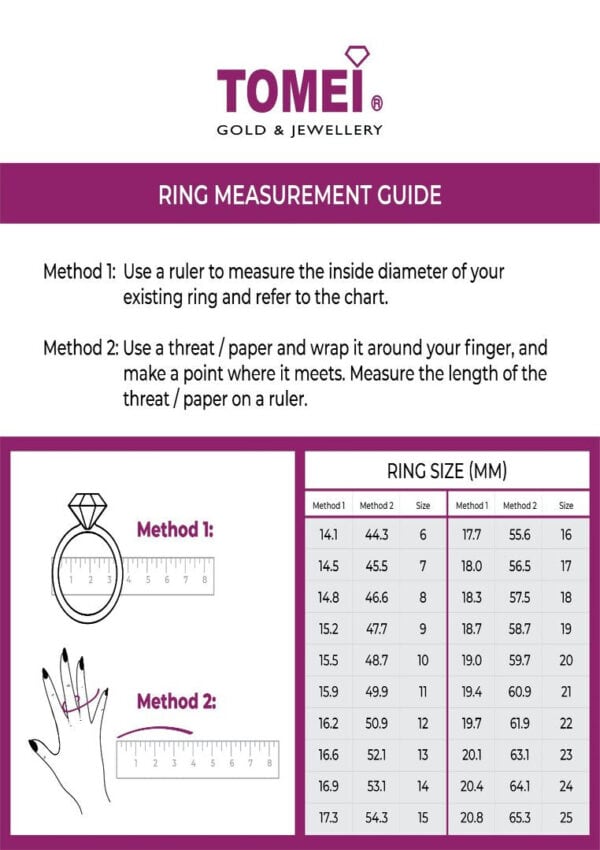 Zalora_tomei_measurement_guide-02_720410a7-569b-4419-b5c2-bcaf9c990fa7.jpg TOMEI Diamond Cut Collection Ring, Yellow Gold 916