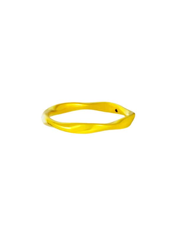 TOMEI Minimalist Ring, Yellow Gold 916 (5D)