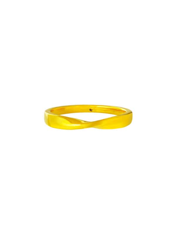 TOMEI Minimalist Ring, Yellow Gold 916 (5D)
