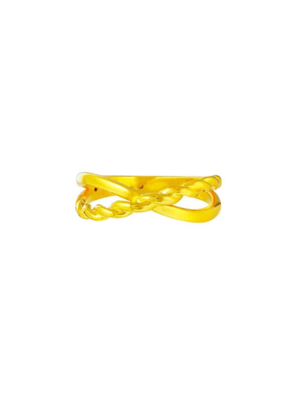 TOMEI Minimalist Ring, Yellow Gold 916 (5D)