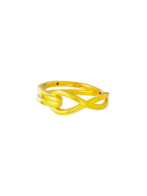 TOMEI Minimalist Ring, Yellow Gold 916 (5D)