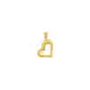 TOMEI Lusso Italia Heart Pendant, Yellow Gold 916