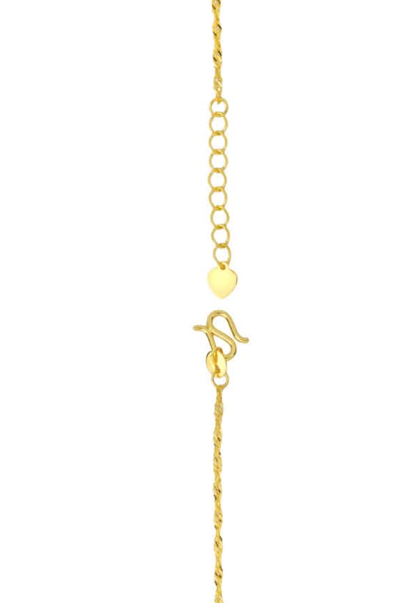 TOMEI Rolling Tube Bracelet, Yellow Gold 999