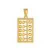 TOMEI Abacus Pendant, Yellow Gold 999