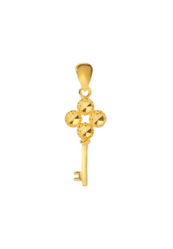 TOMEI Key Pendant, Yellow Gold 916
