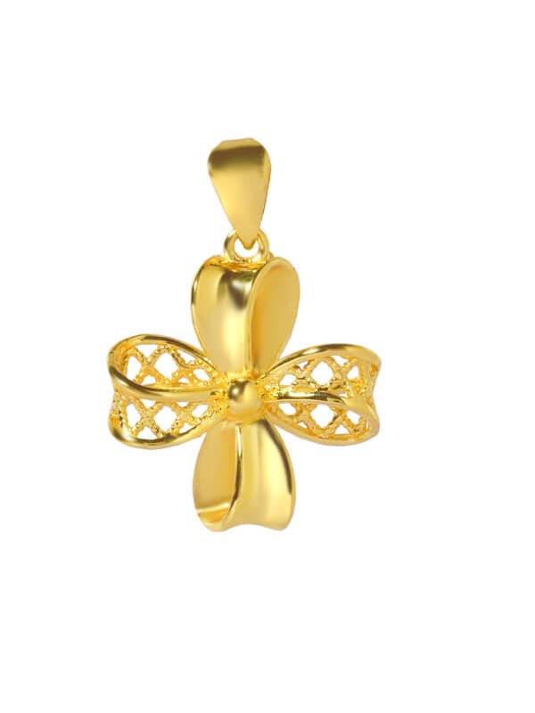 TOMEI Flower Pendant, Yellow Gold 916