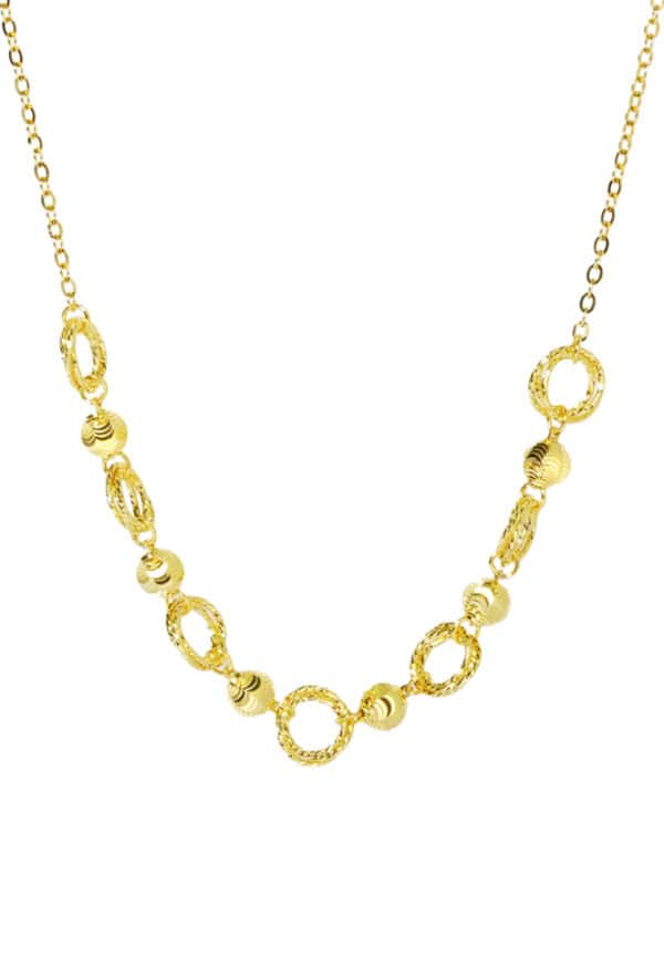 TOMEI Lusso Italia Necklace , Yellow Gold 916