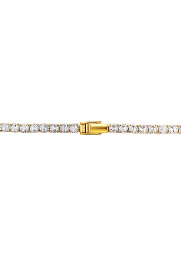 TOMEI Diamond Cut Collection Horse Hoof Bracelet, Yellow Gold 916