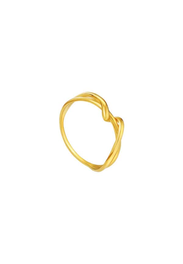 TOMEI Lusso Italia Ring, Yellow Gold 916