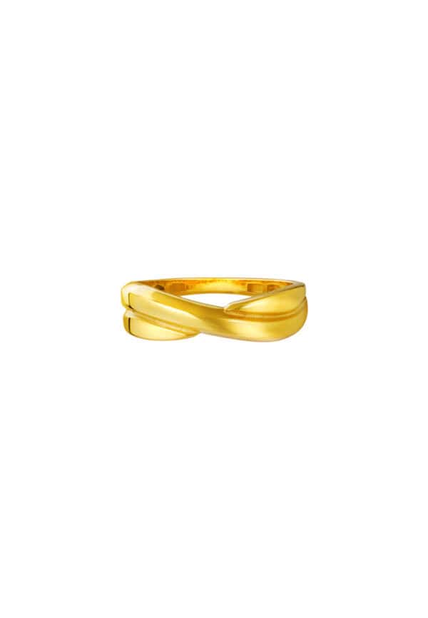 TOMEI Lusso Italia Ring, Yellow Gold 916