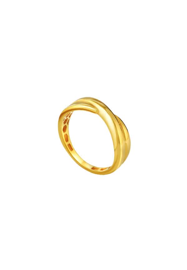 TOMEI Lusso Italia Ring, Yellow Gold 916