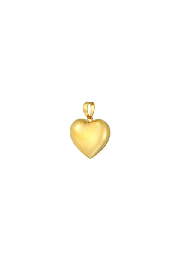 TOMEI Lusso Italia Heart Pendant, Yellow Gold 916