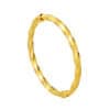 TOMEI Twist Bangle, Yellow Gold 916